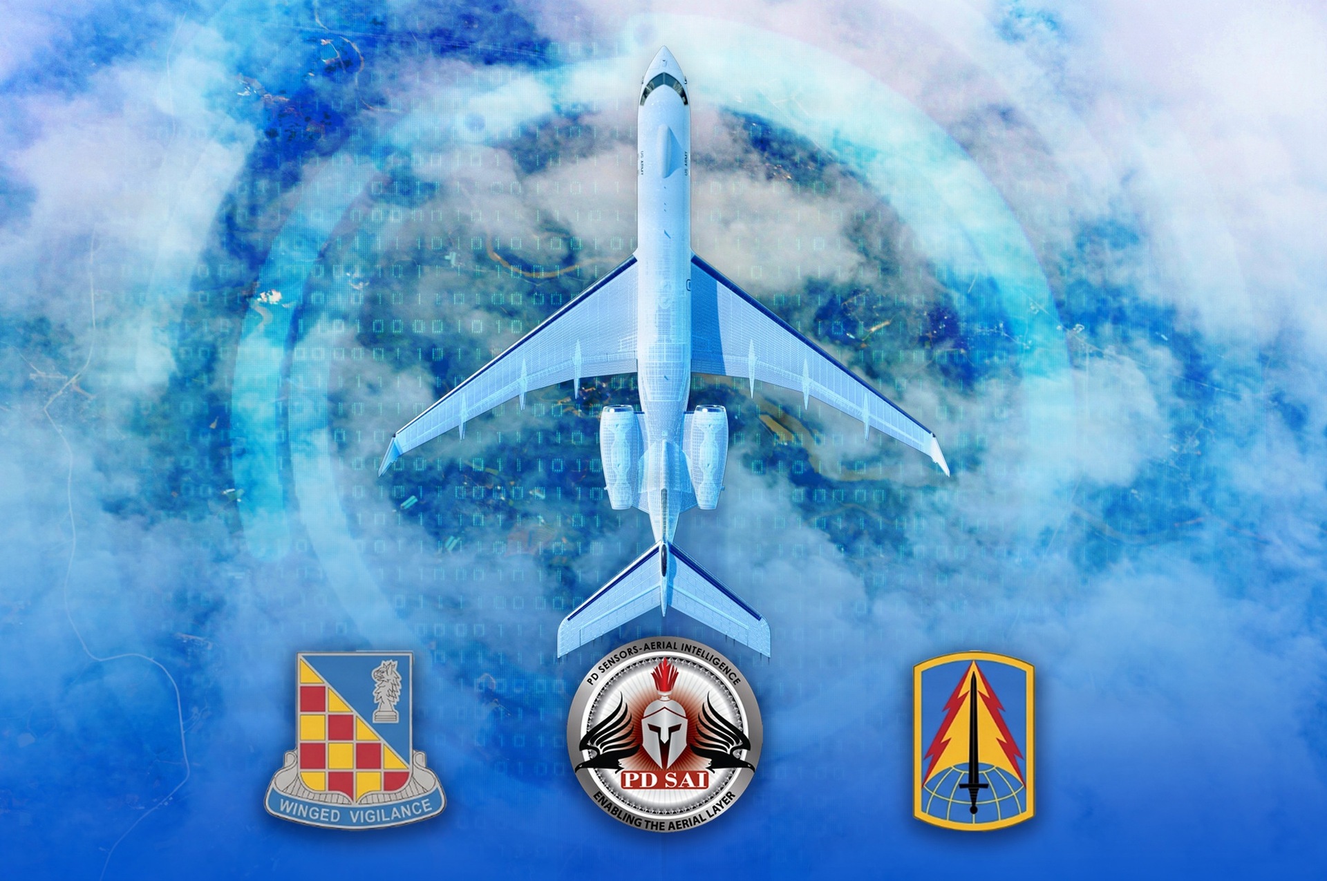 Army HADES aircraft and sensor-training graphic