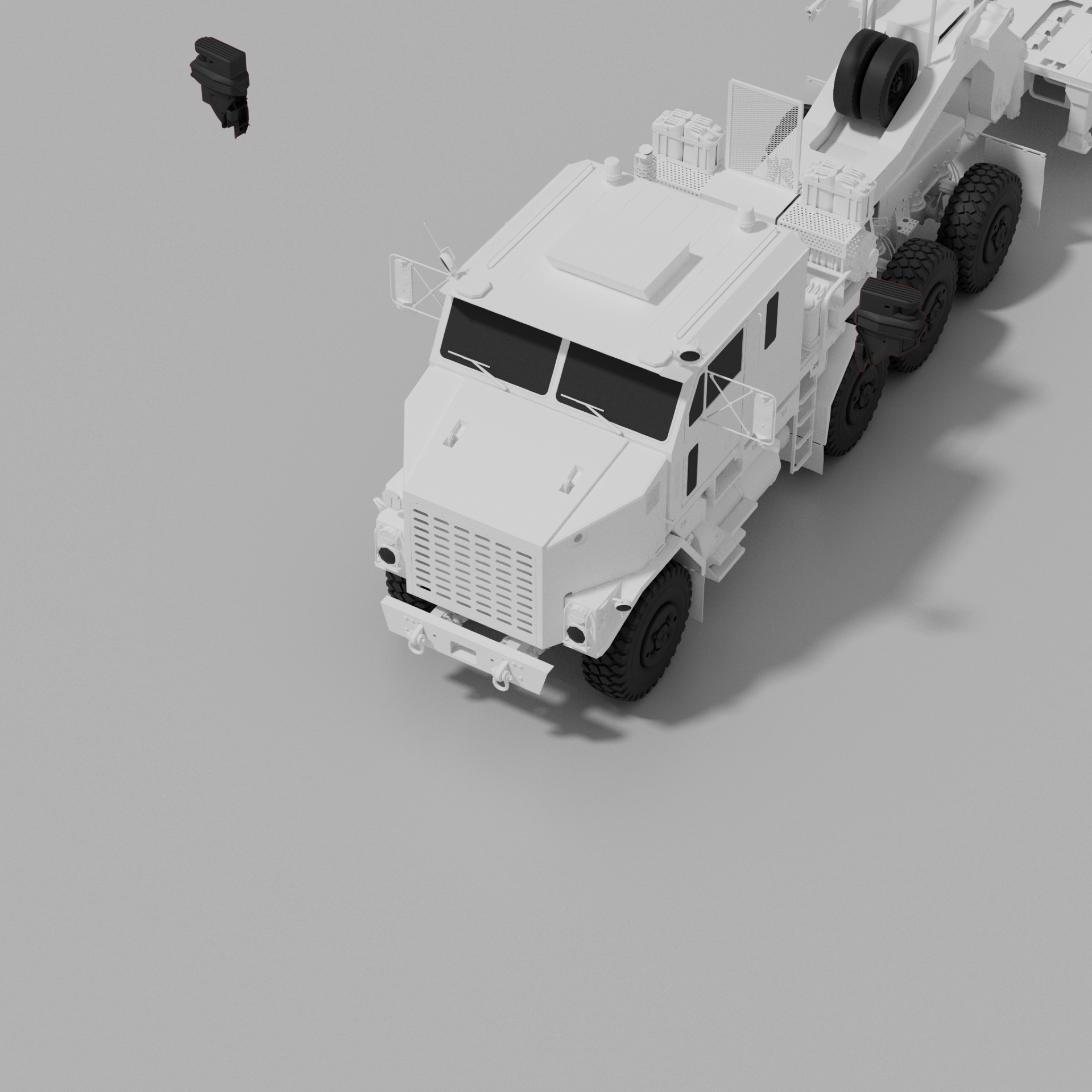 Kodiak military truck rendering