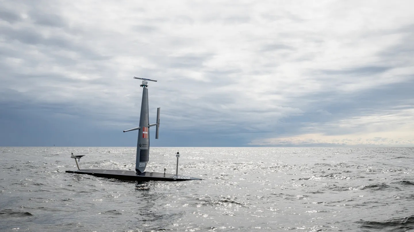 Saildrone Voyager during the NATO Task Force X Baltic demonstration, June 2025.