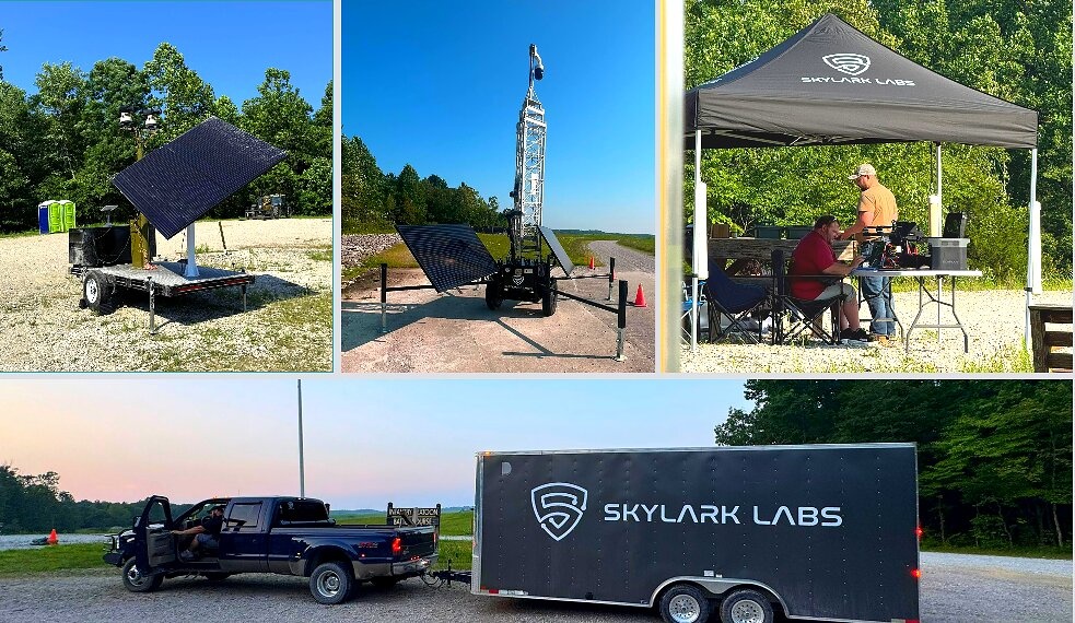 Skylark ARIES: finding drones that do not announce themselves
